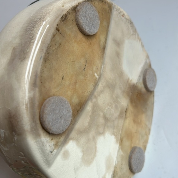 Vintage Cardinal Pottery USA cookie jar sack of cookies sack of treats lid - Picture 9 of 15